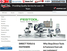 Tablet Screenshot of directtools.com